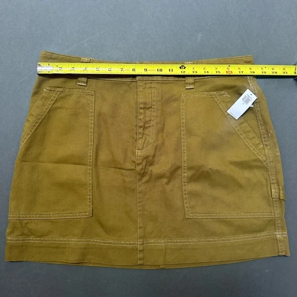 Old Navy Women's Olive Utility Mini Skirt NWT - Picture 5 of 6